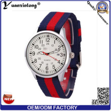 YXL-629 Nylon Vogue banda moda reloj 2015 más caliente la OTAN reloj cuarzo Popular Vogue acero inoxidable reloj de pulsera de Color